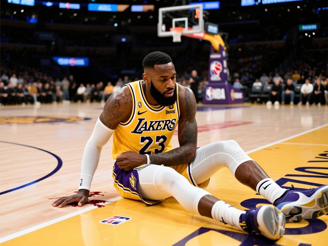 湖人明星球员受伤，下场比赛或将缺席