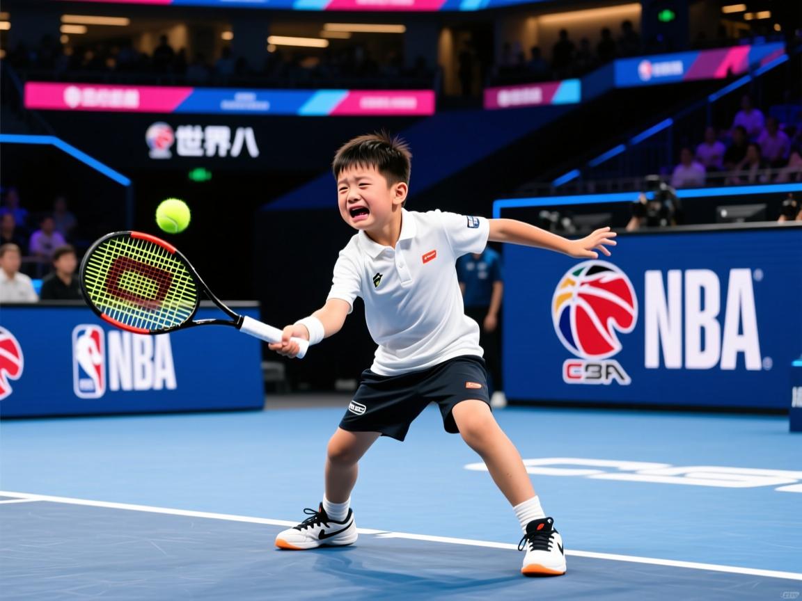 9岁进世界前八，打哭同龄人，林丹儿子进步揭开欧少年网球有多卷  第3张