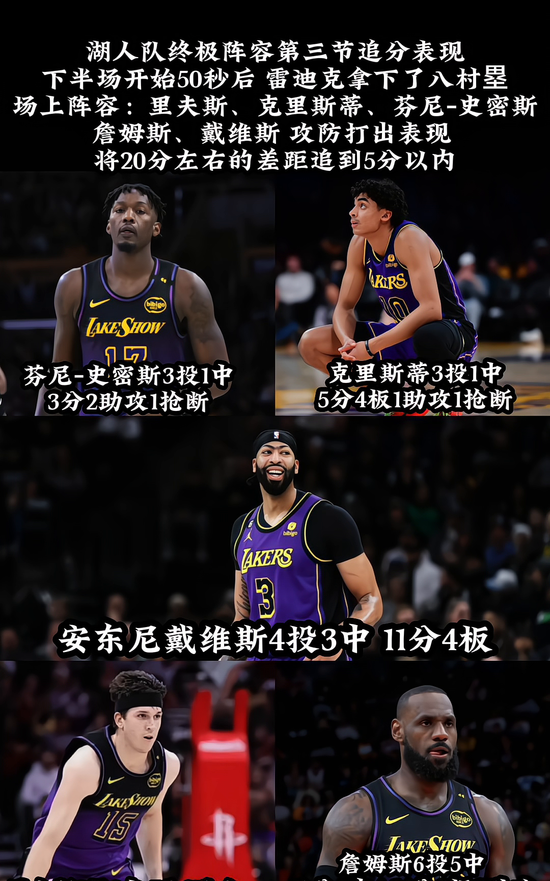 小克里斯蒂全场11中3，三分5中1得到8分6篮板6助攻2抢断的简单介绍